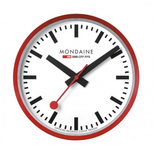 Vægur - Mondaine A990.CLOCK.11SBC Rød
