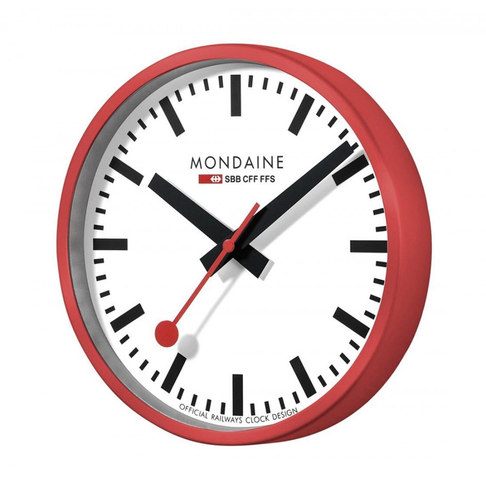 Vægur - Mondaine A990.CLOCK.11SBC Rød
