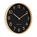 Vægur - Beyond Time Madera Grande Lyst Træ Sort