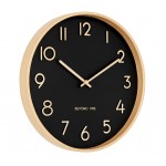 Vægur - Beyond Time Madera Grande Lyst Træ Sort