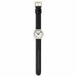 Armbåndsur Mondaine Classic Hvid/Læder Ø30 mm A658.30323.10SBBV