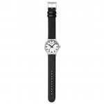 Armbåndsur Mondaine Classic Hvid/Læder Ø36 mm A660.30314.16SBBV