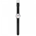 Armbåndsur Mondaine evo2 Big Date Hvid/Læder Ø30 mm MSE.30210.LBV