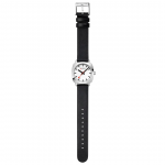 Armbåndsur Mondaine Cushion Hvid/Læder Ø31 mm MSL.31110.LBV