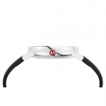 Armbåndsur Mondaine evo2 Big Date Hvid/Læder Ø40 mm MSE.40210.LBV