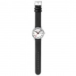 Armbåndsur Mondaine evo2 Big Date Hvid/Læder Ø40 mm MSE.40210.LBV