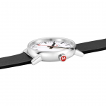 Armbåndsur Mondaine evo2 Hvid/Læder Ø40 mm MSE.40210.LBV