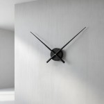 Vægur kun med visere Hands Sort