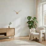 Vægur kun med visere Hands Mini Guld