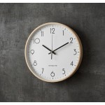 Vægur - Beyond Time Legna Lyst Træ Hvid