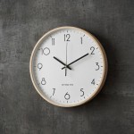Vægur - Beyond Time Legna Lyst Træ Hvid