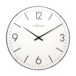 Vægur - NeXtime Basic Dome Hvid