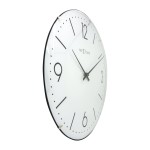 Vægur - NeXtime Basic Dome Hvid