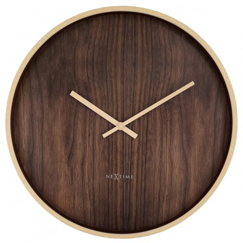 Vægur - NeXtime Oslo Large Brun