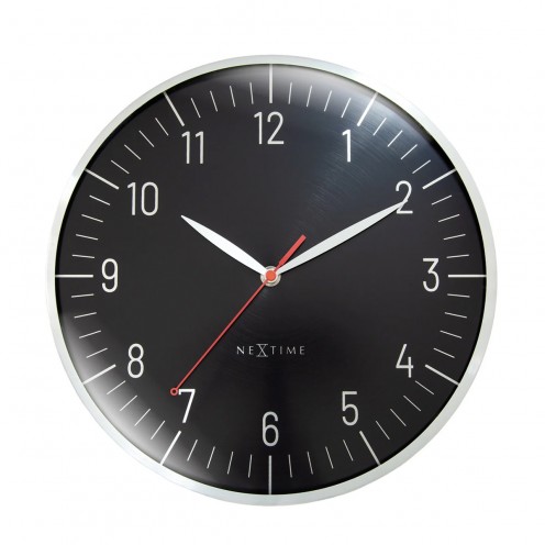 Vægur - NeXtime Frankfurt Sort