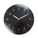 Vægur - NeXtime Frankfurt Sort