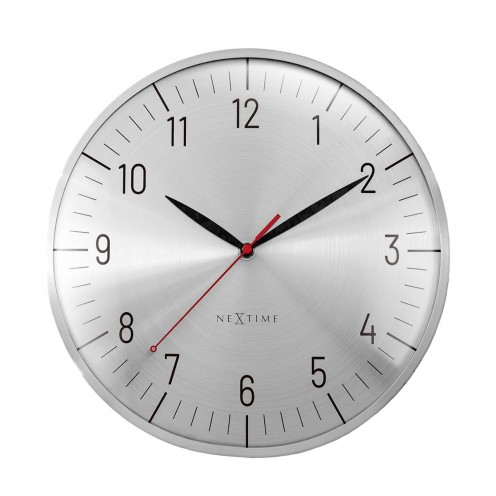 Vægur - NeXtime Frankfurt Sølv