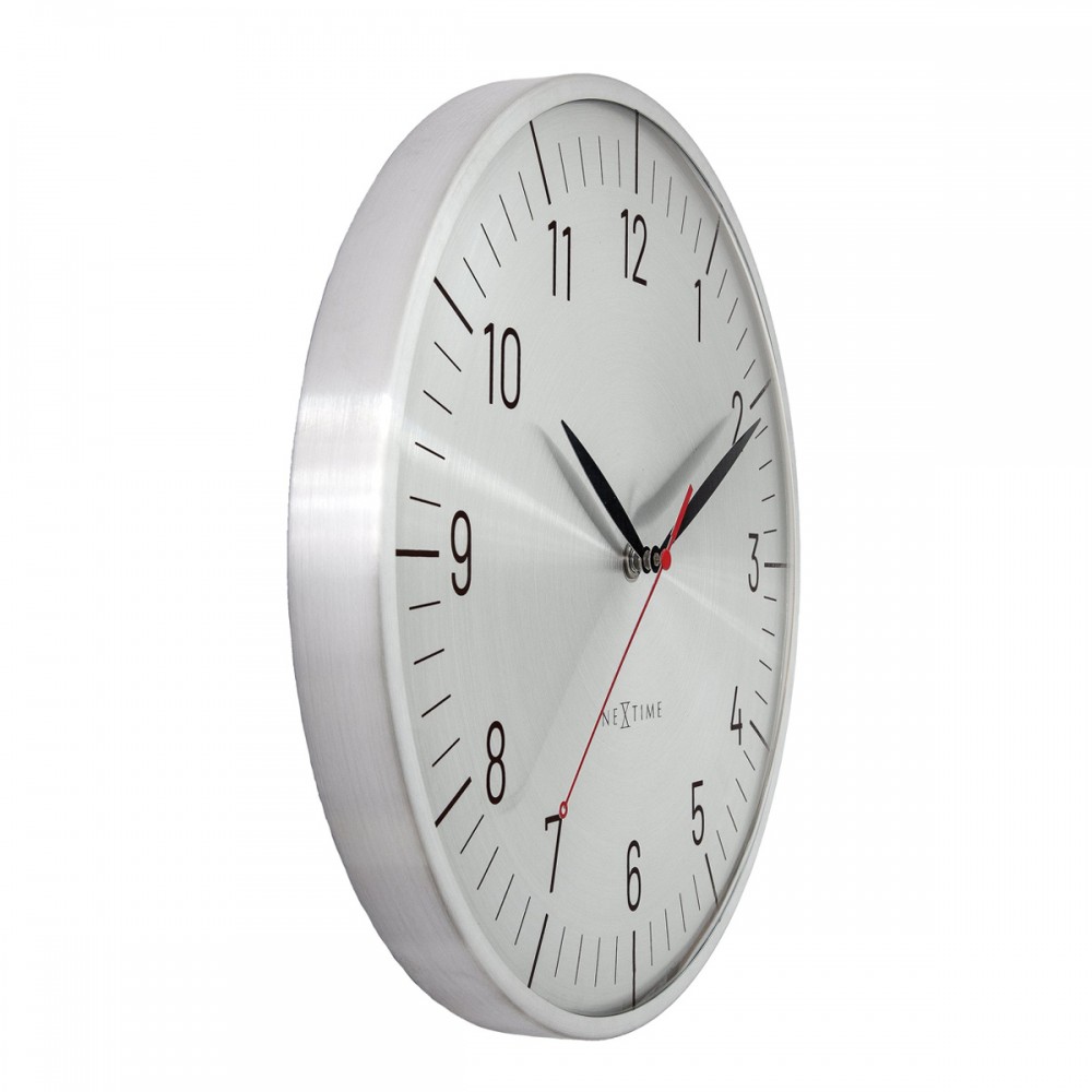 Vægur - NeXtime Frankfurt Sølv