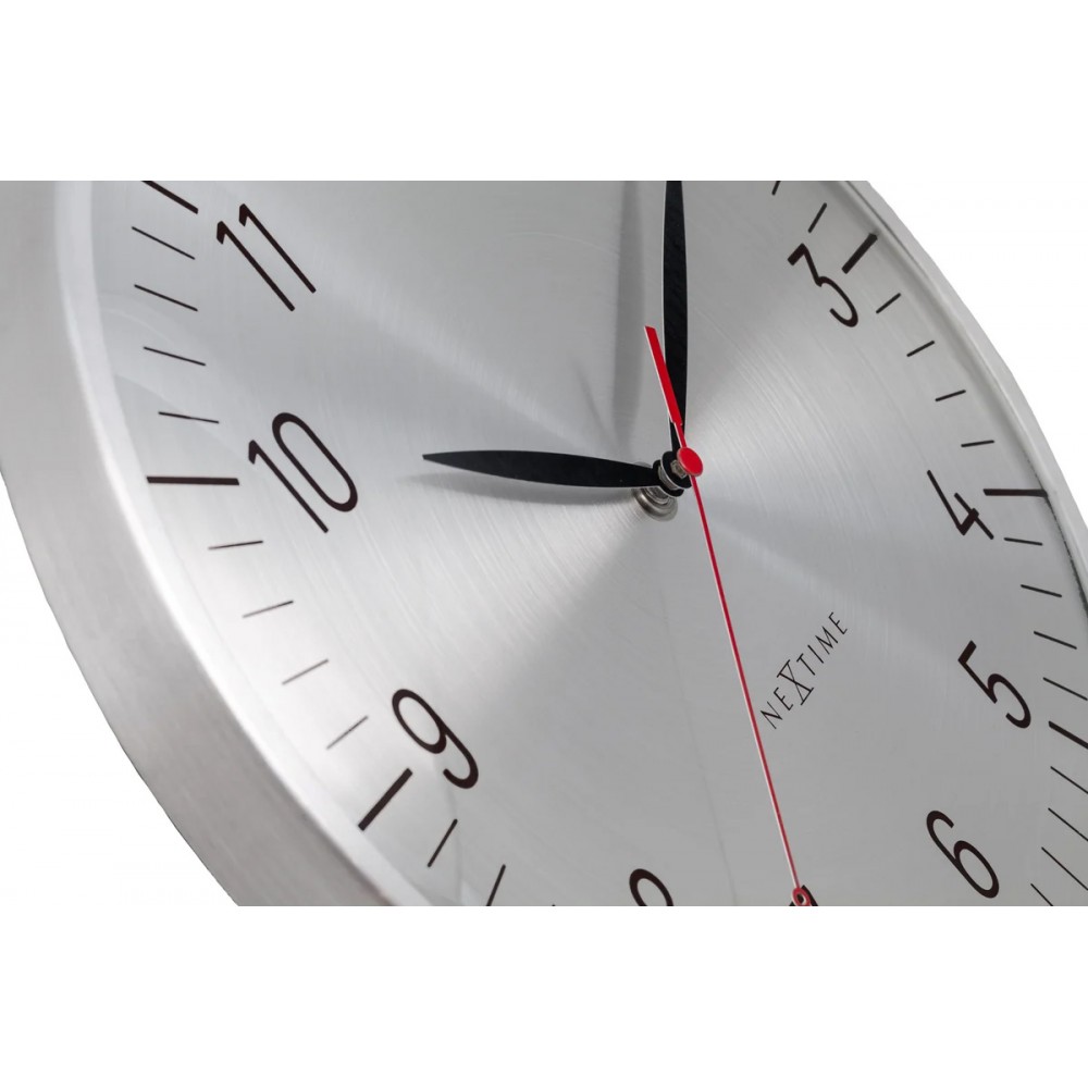 Vægur - NeXtime Frankfurt Sølv