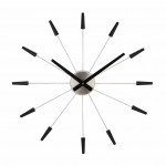 Vægur - NeXtime Plug Inn Black